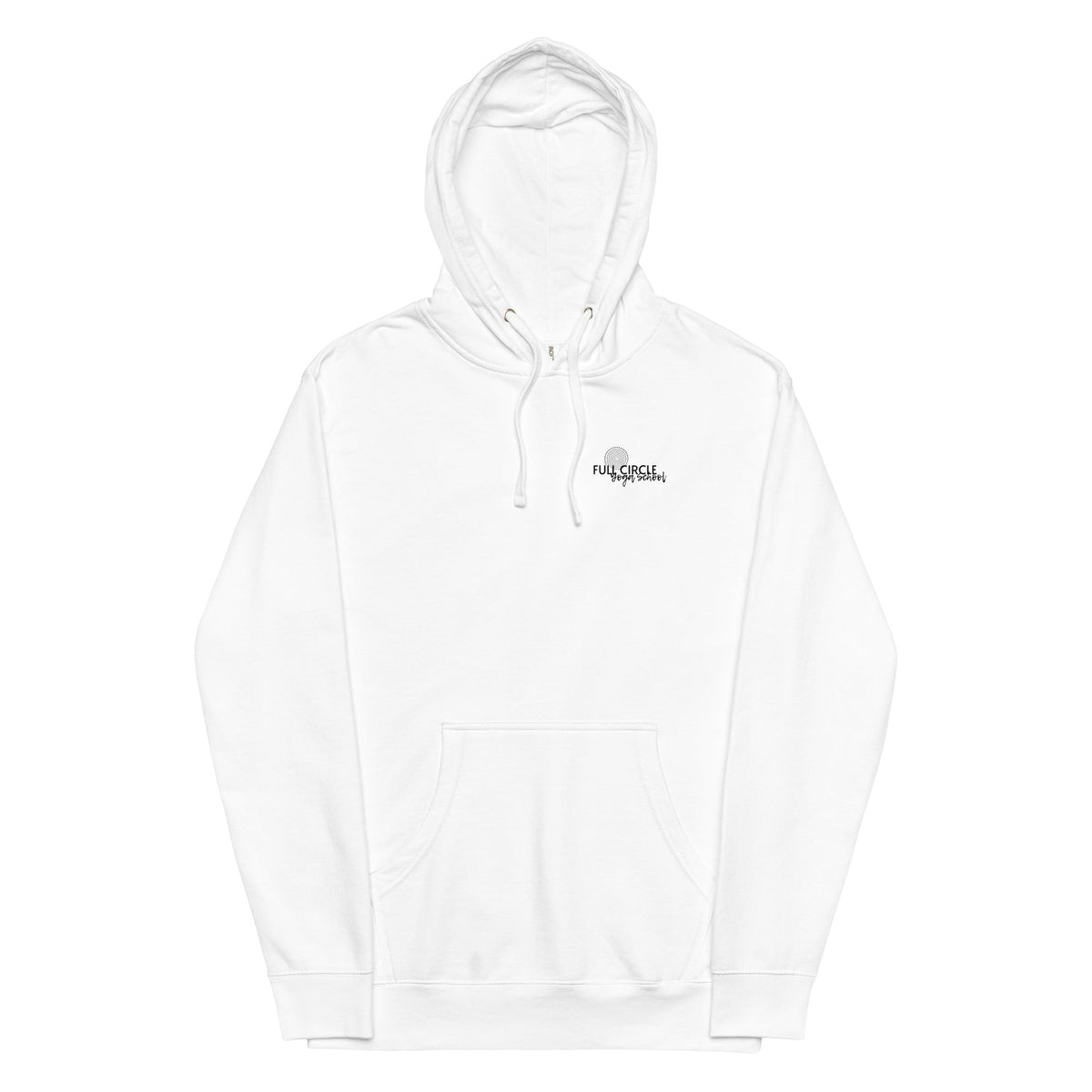Full Circle Yoga School S Full Circle Yoga School Unisex Midweight Hoodie - White
